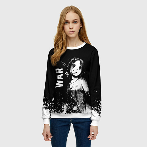 Женский свитшот War / 3D-Белый – фото 3