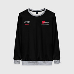 Свитшот женский AUDI АУДИ QUATTRO с Z, цвет: 3D-меланж