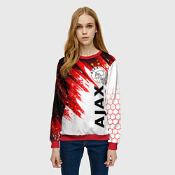 Свитшот женский FC AJAX AMSTERDAM ФК АЯКС, цвет: 3D-красный — фото 2