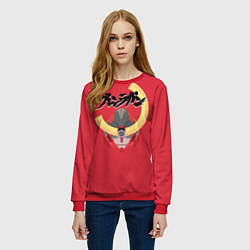 Свитшот женский Гуррен Лаганн Ганмен, цвет: 3D-красный — фото 2