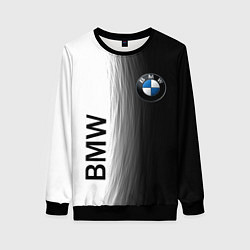 Женский свитшот Black and White BMW