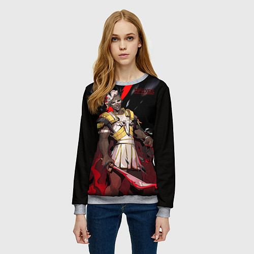 Женский свитшот Hades Ares / 3D-Меланж – фото 3
