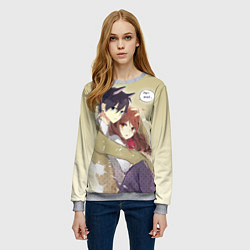 Свитшот женский Хоримия, цвет: 3D-меланж — фото 2