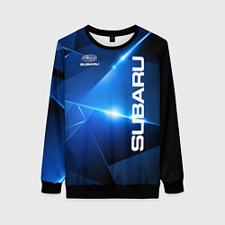 Свитшот женский Subaru, цвет: 3D-черный