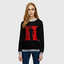 Свитшот женский Mafia 2, цвет: 3D-меланж — фото 2