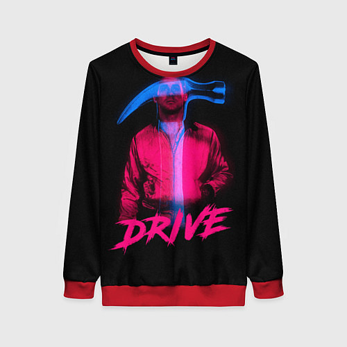 Женский свитшот DRIVE / 3D-Красный – фото 1