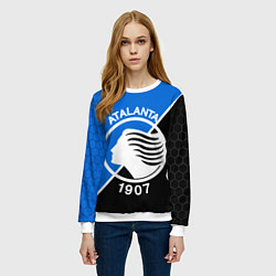 Свитшот женский FC ATALANTA ФК АТАЛАНТА, цвет: 3D-белый — фото 2