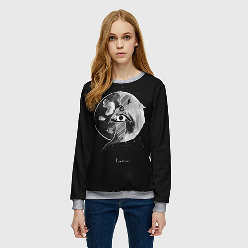 Женский свитшот Eclipse / 3D-Меланж – фото 3