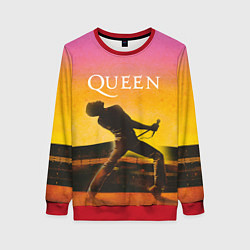 Свитшот женский Queen Freddie Mercury Z, цвет: 3D-красный