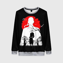 Свитшот женский Кэн Рюгудзи Токийские мстители, цвет: 3D-меланж