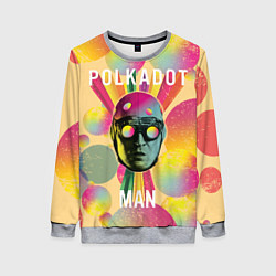 Свитшот женский Polkadot Man, цвет: 3D-меланж