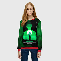 Свитшот женский Ророноа Зоро One Piece, цвет: 3D-красный — фото 2