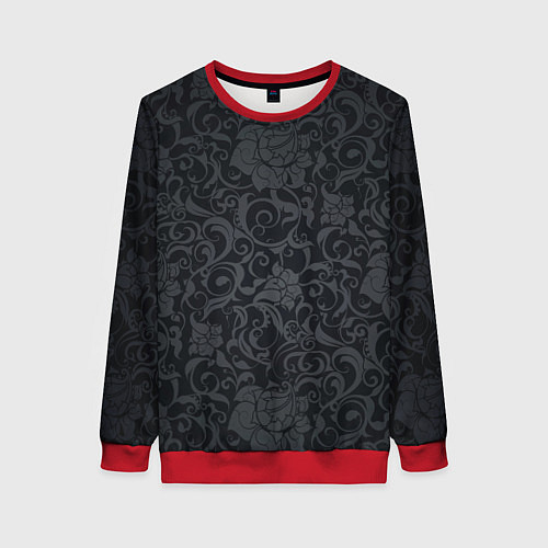 Женский свитшот Dark Pattern / 3D-Красный – фото 1
