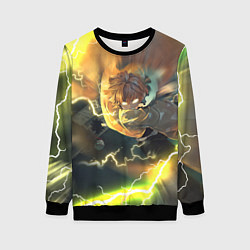 Свитшот женский ZENITSU ЗЕНИТСУ ЛОГО спина, цвет: 3D-черный