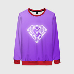 Свитшот женский 50 Shades Of Skaters violet, цвет: 3D-красный