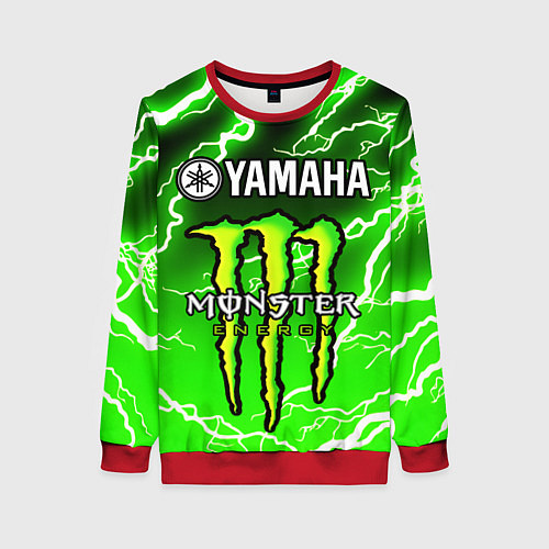 Женский свитшот YAMAHA X MONSTER SPORT / 3D-Красный – фото 1