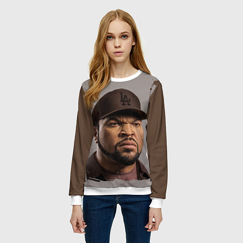 Женский свитшот Ice Cube Айс Куб Z / 3D-Белый – фото 3
