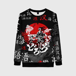 Свитшот женский ДОРОРО DORORO АНИМЕ, цвет: 3D-черный