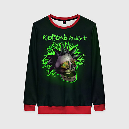 Женский свитшот Король и Шут ГОРШОК / 3D-Красный – фото 1