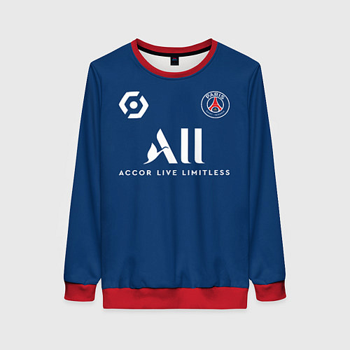 Женский свитшот Месси форма ПСЖ 20212022 / 3D-Красный – фото 1