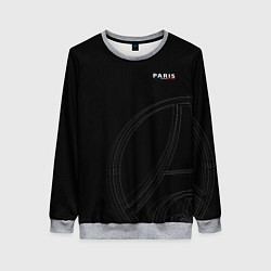 Свитшот женский PSG Core Big Logo Black New 202223, цвет: 3D-меланж