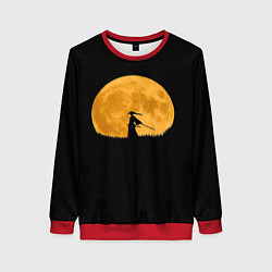 Свитшот женский Путь самурая, цвет: 3D-красный