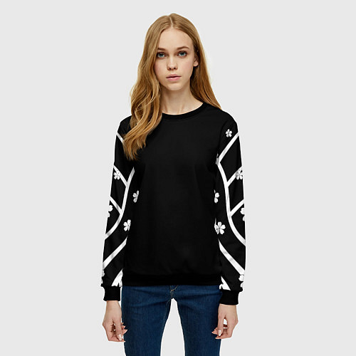 Женский свитшот КАВАРАГИ СЕНДЖУ БРАХМА / 3D-Черный – фото 3