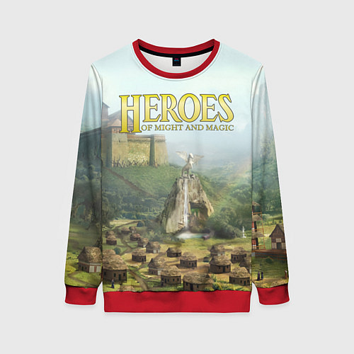 Женский свитшот Оплот Heroes of Might and Magic 3 Z / 3D-Красный – фото 1