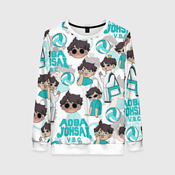 Свитшот женский ТООРУ ОЙКАВА OIKAWA TORU, цвет: 3D-белый