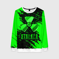 Свитшот женский S T A L K E R NEON СТАЛКЕР, цвет: 3D-белый