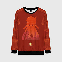 Свитшот женский HU TAO ХУ ТАО ГЕНШИН, цвет: 3D-черный