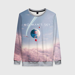 Свитшот женский No mans sky, цвет: 3D-меланж