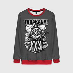 Свитшот женский TARAKANY! ALIVE & KICKING XXV, цвет: 3D-красный