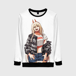 Свитшот женский Пауэр Power, цвет: 3D-черный