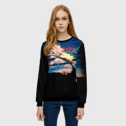 Свитшот женский Deep Purple - Stormbringer, цвет: 3D-черный — фото 2