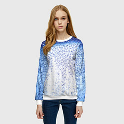 Свитшот женский После дождя, цвет: 3D-белый — фото 2