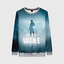 Свитшот женский Alan Wake Video Game Art, цвет: 3D-меланж