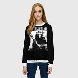 Свитшот женский BURZUM Бурзум, цвет: 3D-белый — фото 2