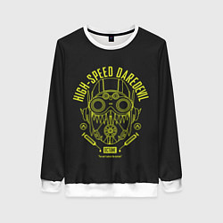 Свитшот женский Сверхскоростная доставка, цвет: 3D-белый