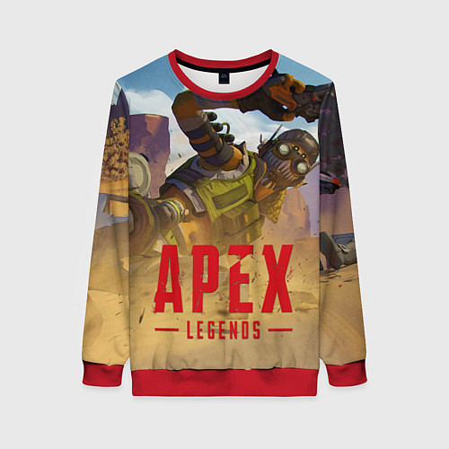 Женский свитшот Октейн в деле / 3D-Красный – фото 1