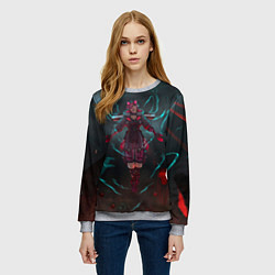Свитшот женский The Eye of the Storm, цвет: 3D-меланж — фото 2