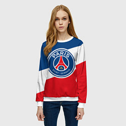 Свитшот женский Paris Saint-Germain FC, цвет: 3D-белый — фото 2