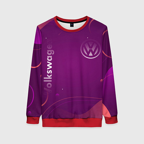 Женский свитшот Volksvasen / 3D-Красный – фото 1