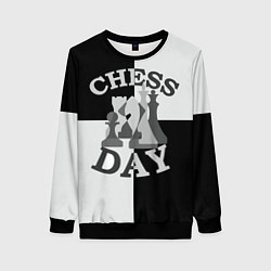 Женский свитшот Шахматный День