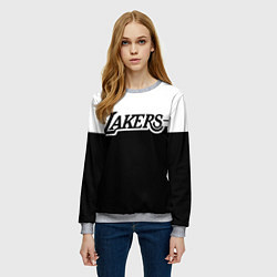 Свитшот женский Kobe Bryant - Los Angeles Lakers, цвет: 3D-меланж — фото 2