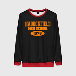 Свитшот женский Haddonfield High School 1978, цвет: 3D-красный