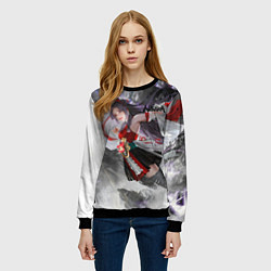 Свитшот женский Нарака полёт мага, цвет: 3D-черный — фото 2