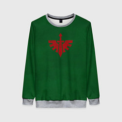 Свитшот женский Темные ангелы после Ереси цвет легиона, цвет: 3D-меланж