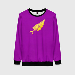 Свитшот женский Дети Императора до Ереси Хоруса цвет легиона, цвет: 3D-черный