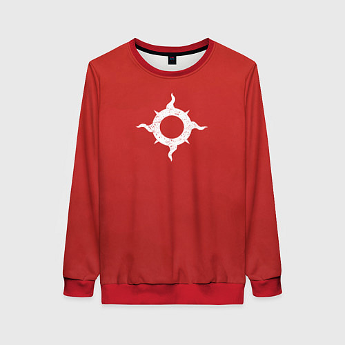 Женский свитшот Тысяча сынов до Ереси цвет легиона / 3D-Красный – фото 1